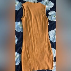 H&M Sleeveless Tan Mini Dress
